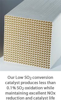 Low SO2 Conversion SCR Catalyst Low SO2 Conversion SCR Catalyst